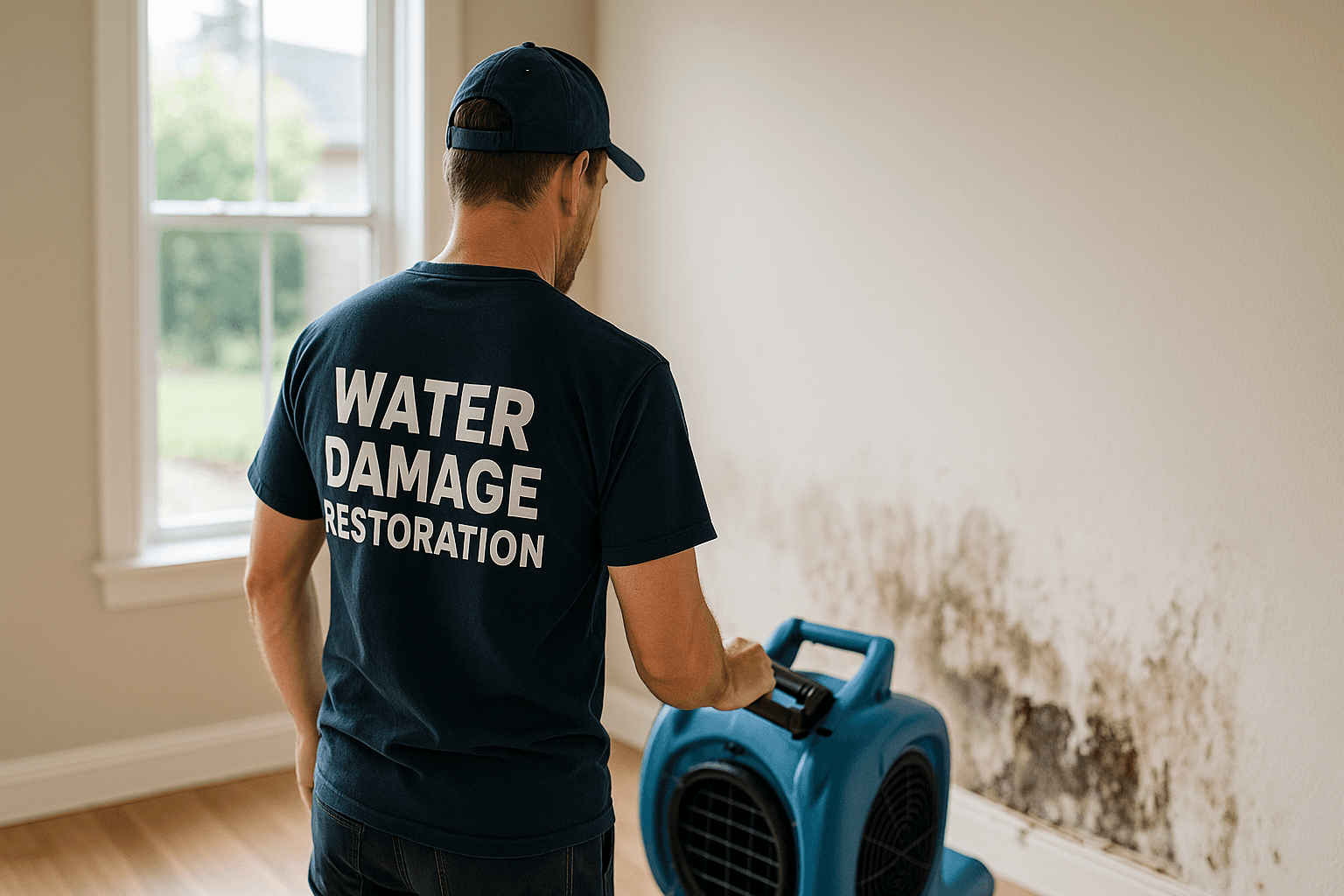 Hidden water damage behind drywall in a Medford, OR home after sustained rain