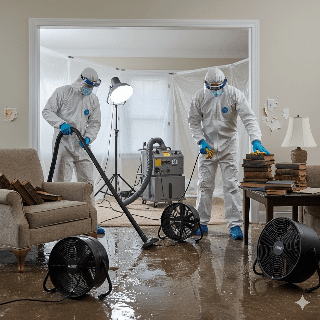 Water-Damaged Content Restoration