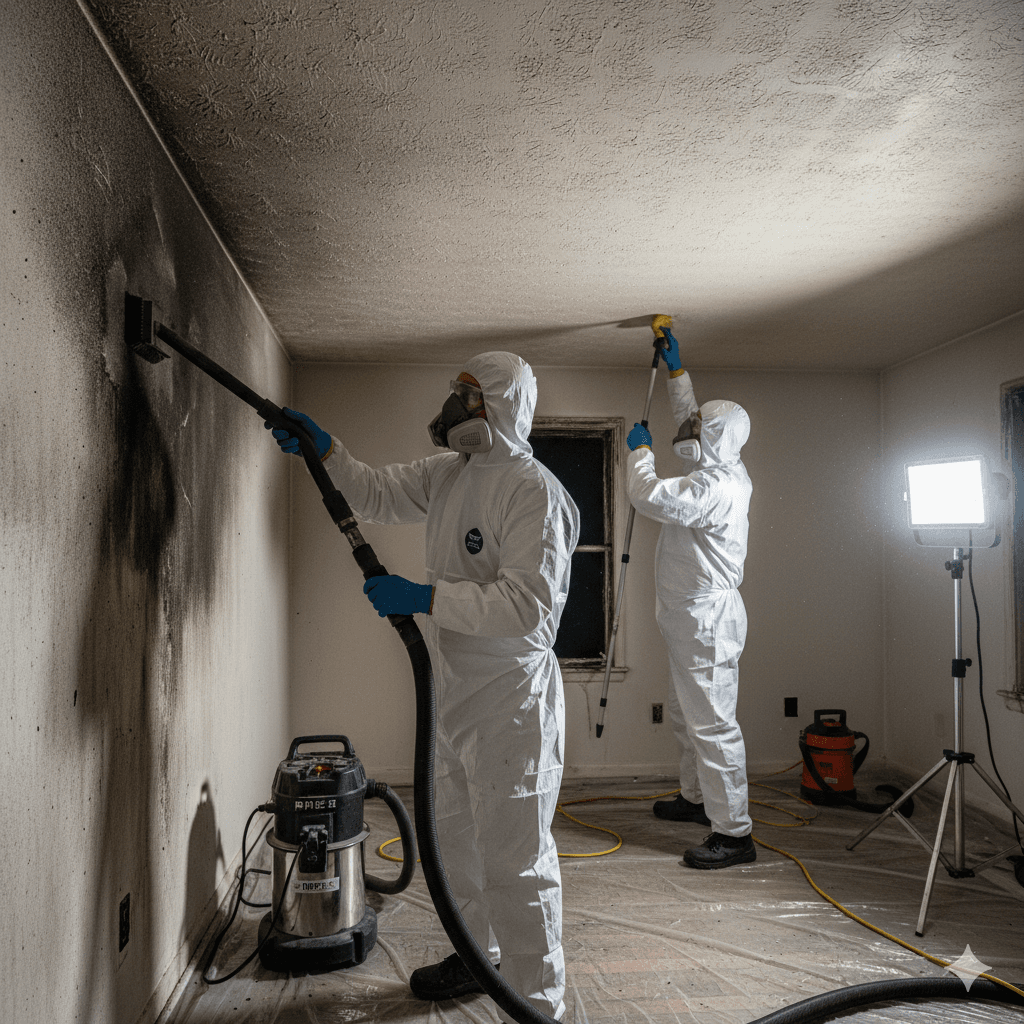 Smoke and soot removal.