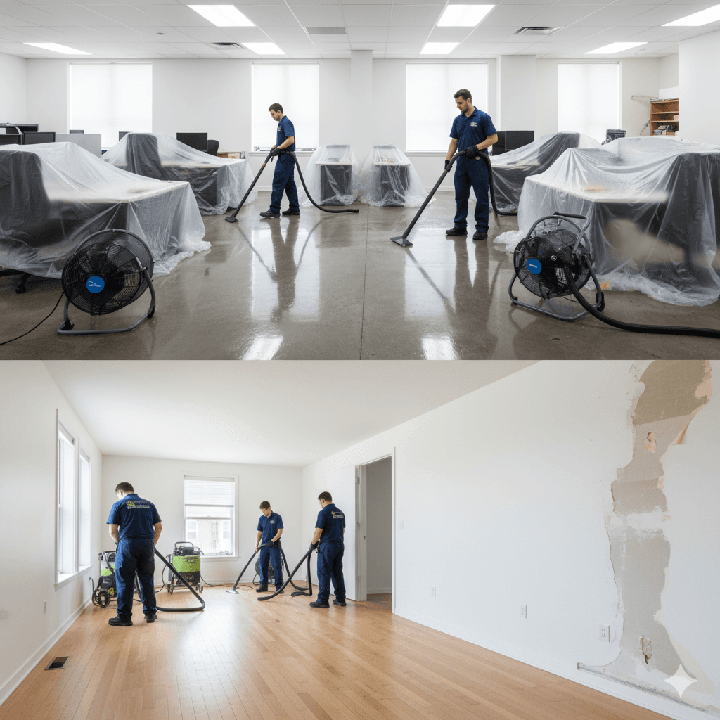 Commercial and residential water damage restoration in Medford