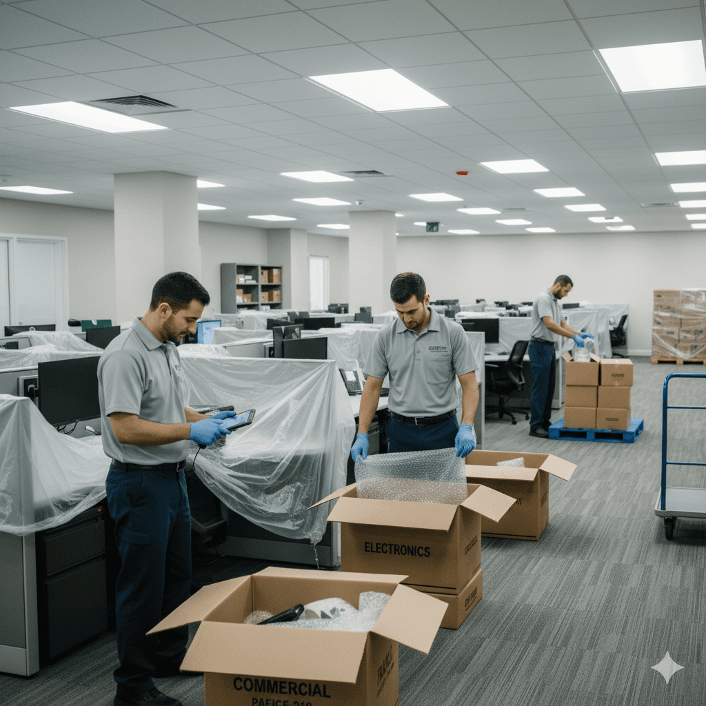 Commercial pack out services in Medford